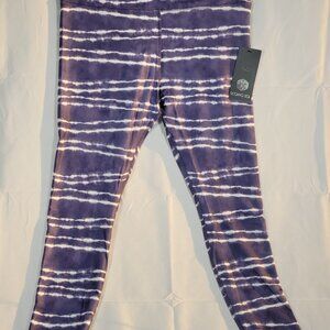 Scorpio Sol Vinyassa high waisted purple tie dye performance leggings XL